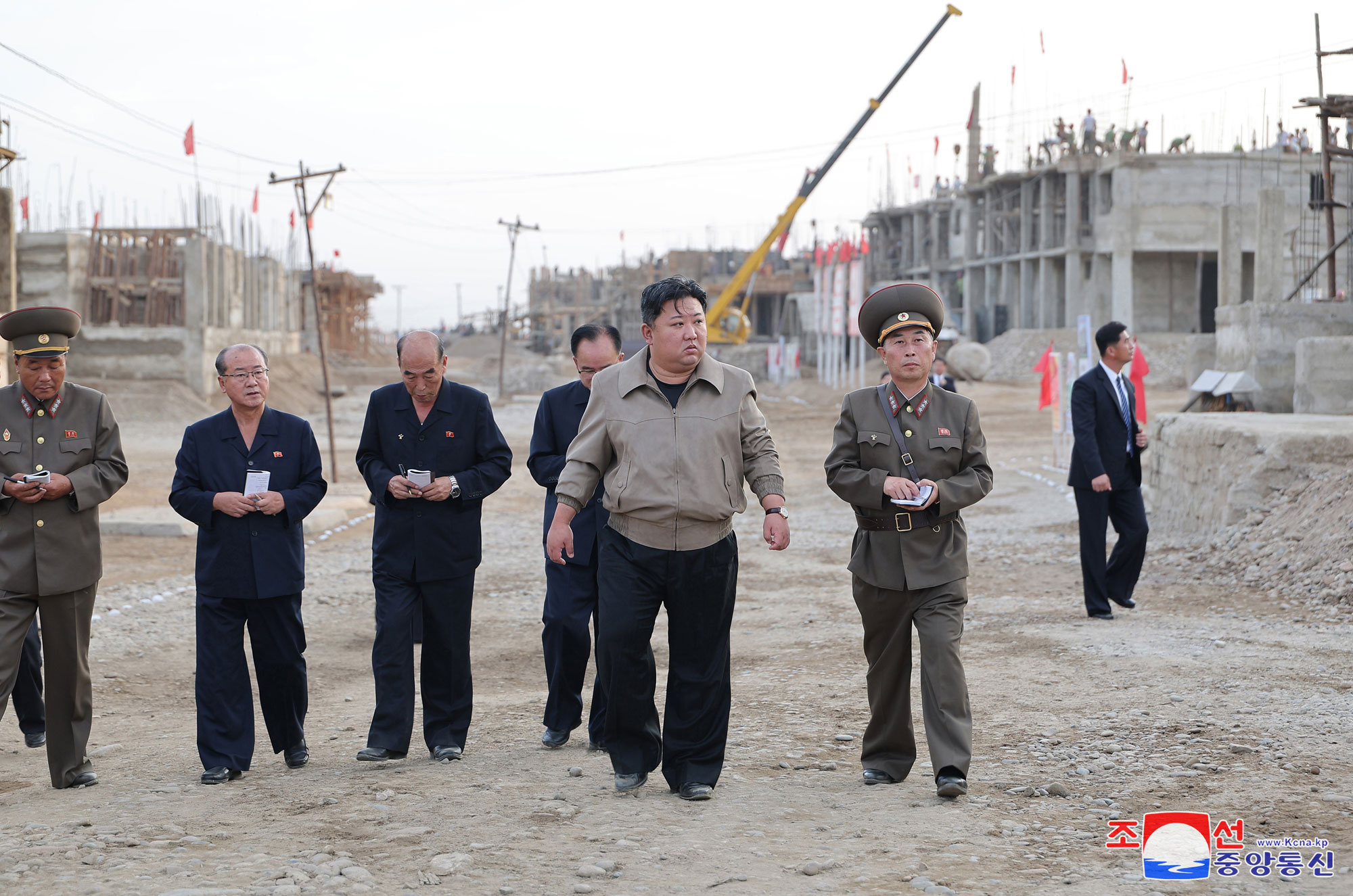 金正恩総書記がピョンアン北道の水害復旧事業を現地で指導しました