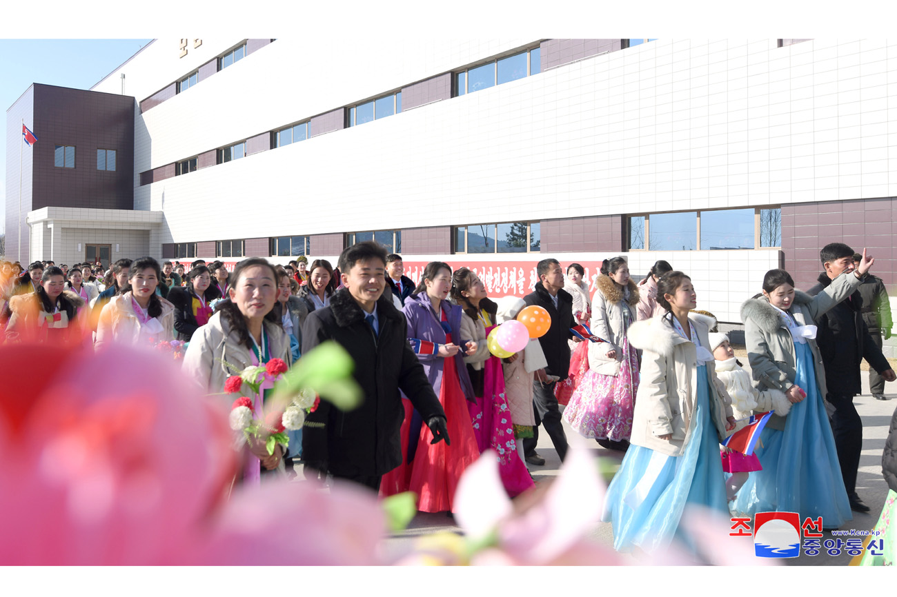 近代的な地方工業工場の竣工式という祝い事がウンサン郡でもありました