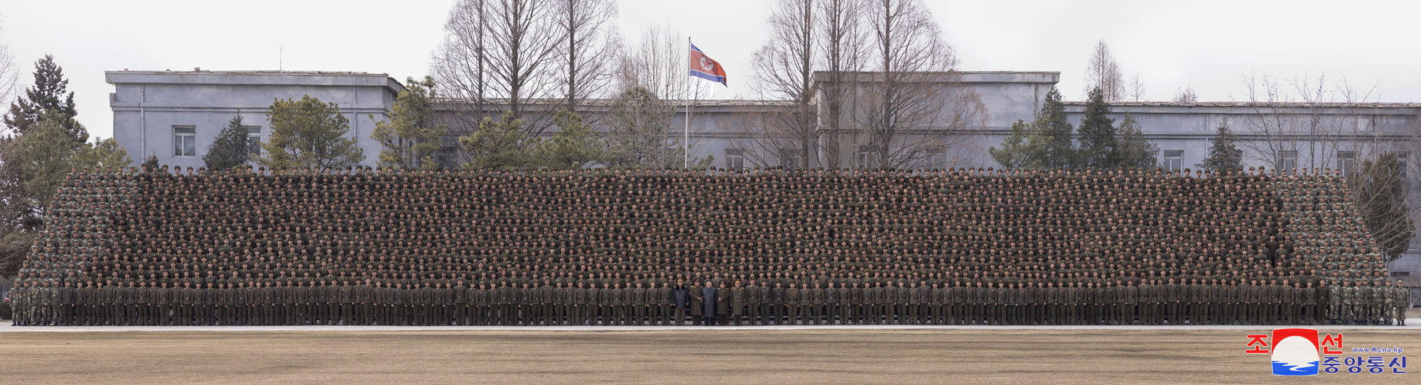 President of State Affairs Kim Jong Un inspects Kang Kon Military Academy