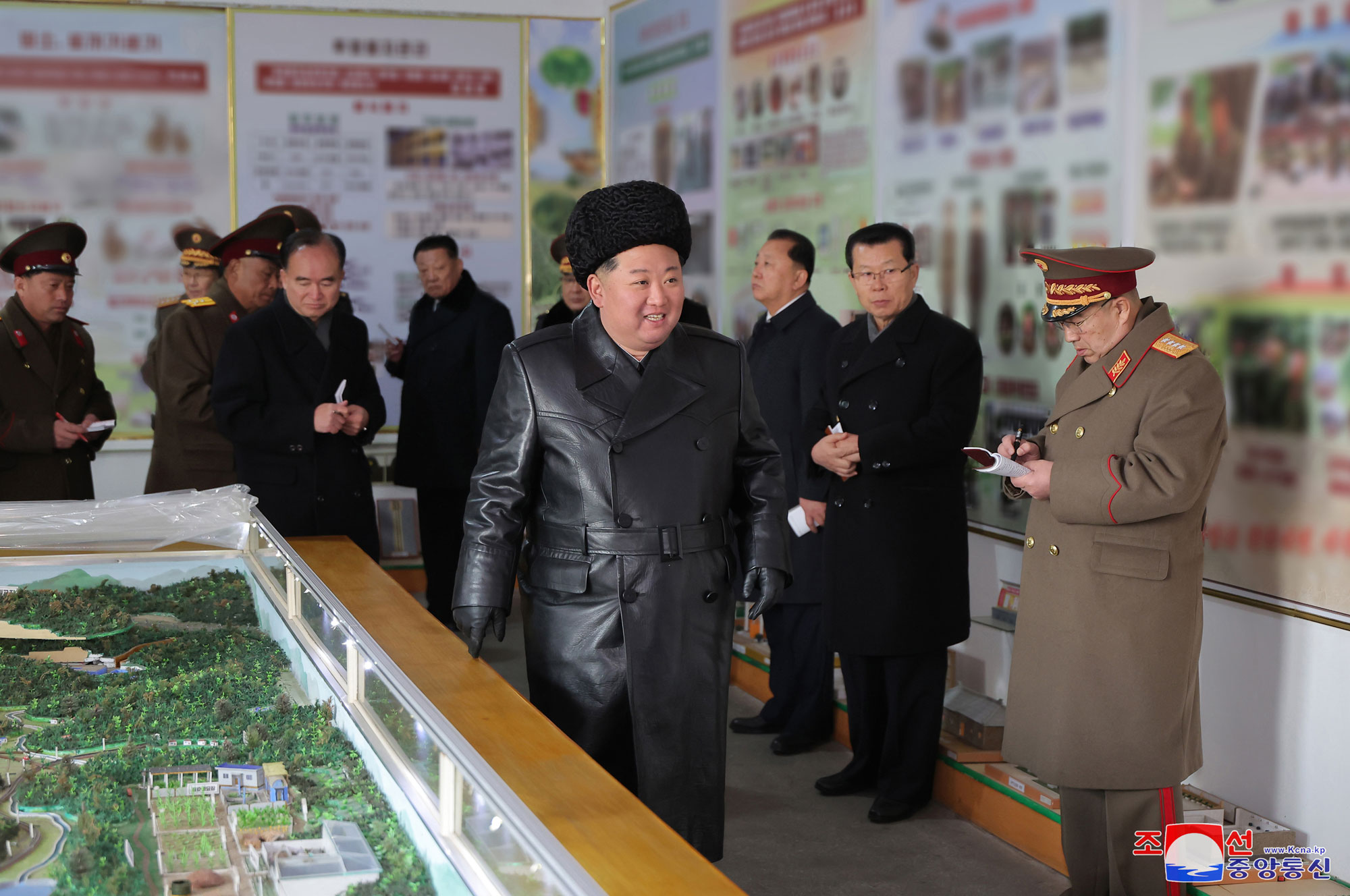 President of State Affairs Kim Jong Un inspects Kang Kon Military Academy