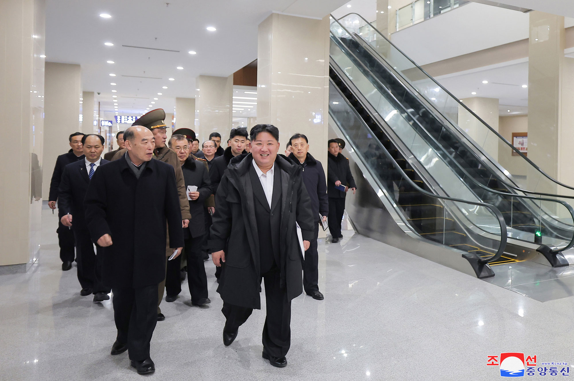 President of State Affairs Kim Jong Un visits completed Pyongyang General Hospital