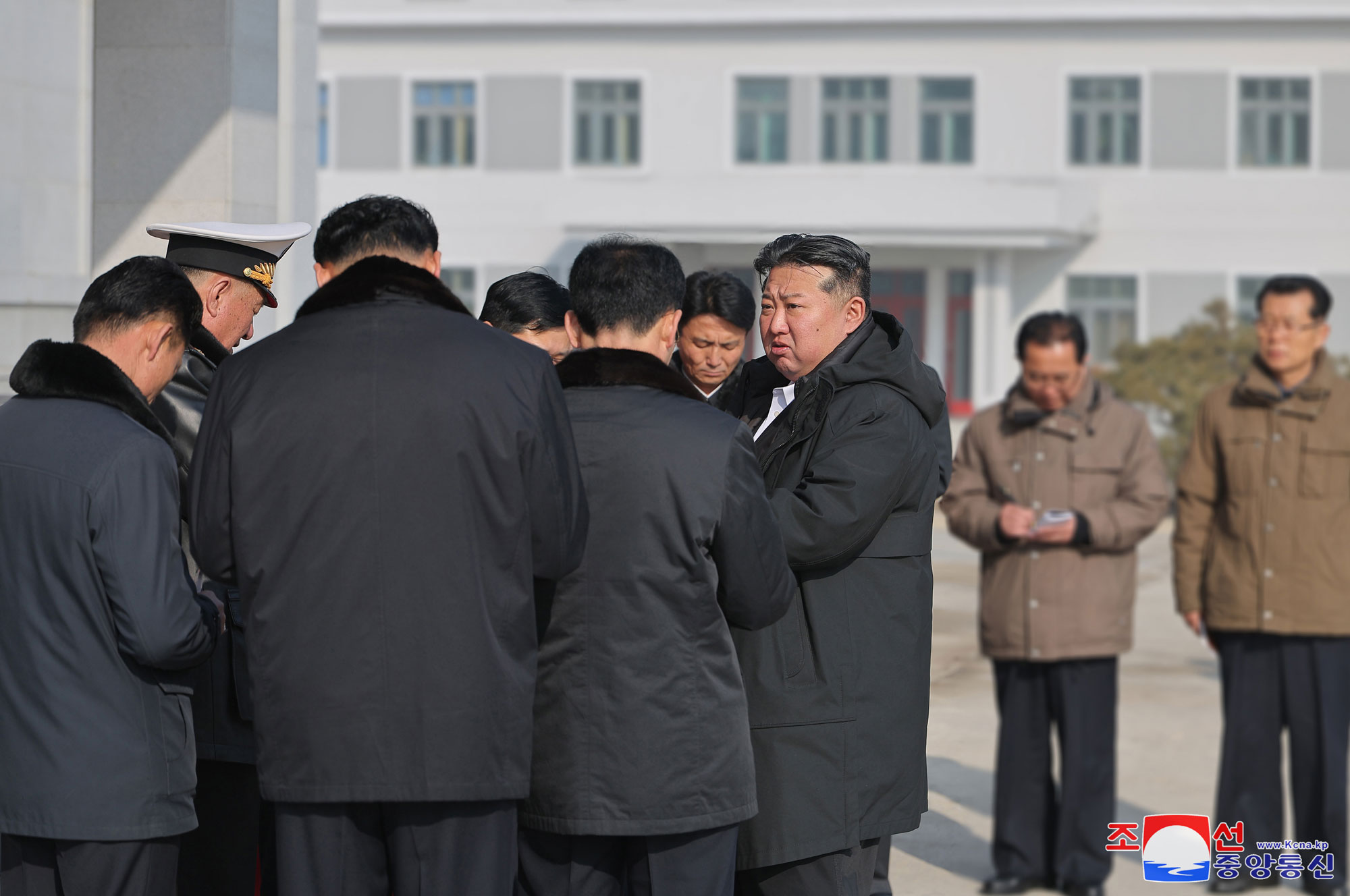 President of State Affairs Kim Jong Un inspects major shipyards to learn about warship building and advance strategic policy for epochal development of shipbuilding industry